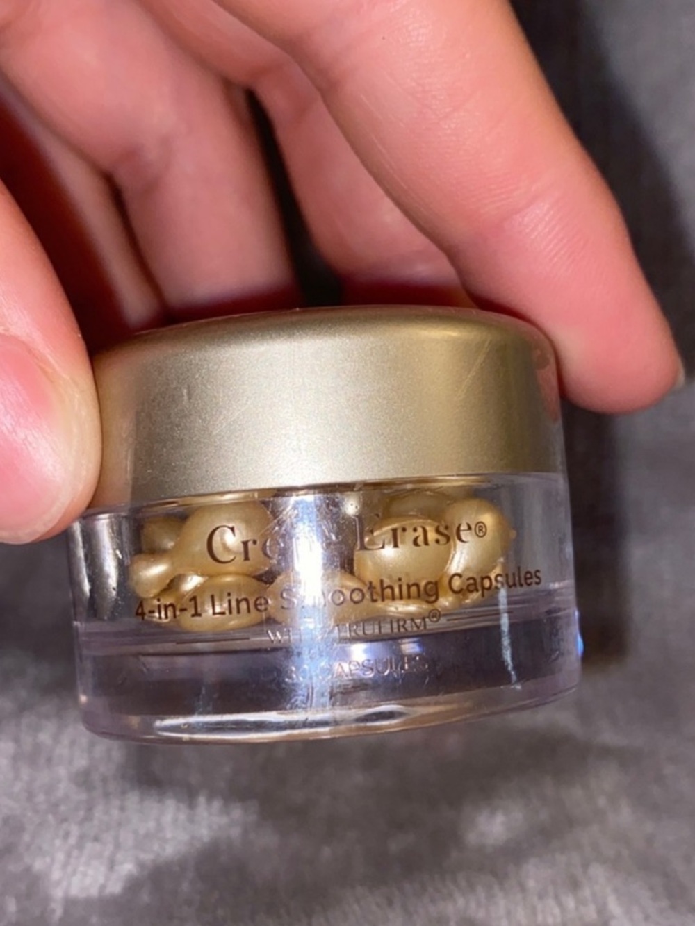 Crêpe Erase 4-in-1 Line Smoothing Capsules with True Firm.